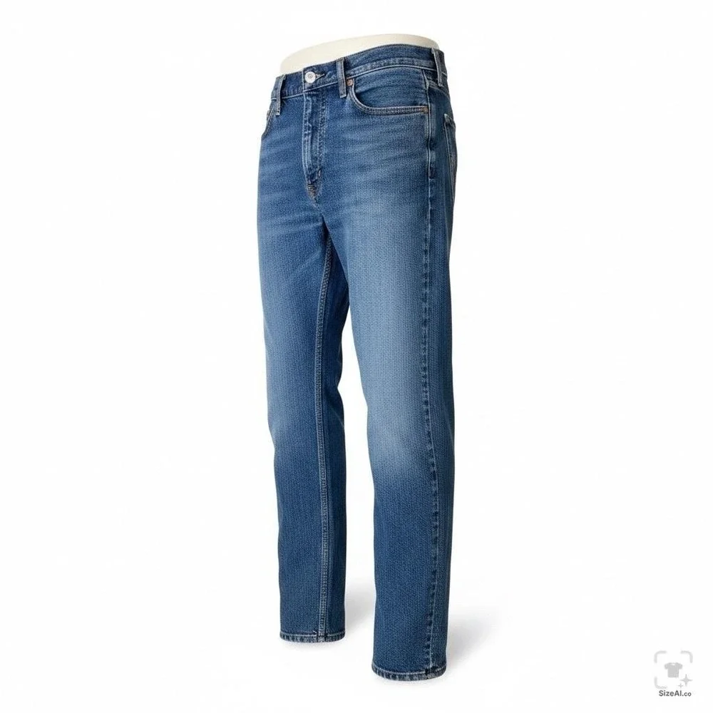 Levis 514 Jeans Mens 30x32 Blue Medium Wash Straight Stretch Denim Zip Fly